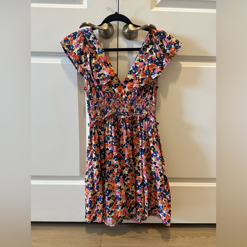 GAP Colorful Floral Mini Dress
